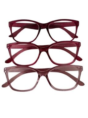 Pink Gradient Women's Fashion Reading Glasses Set of 3 +2.00